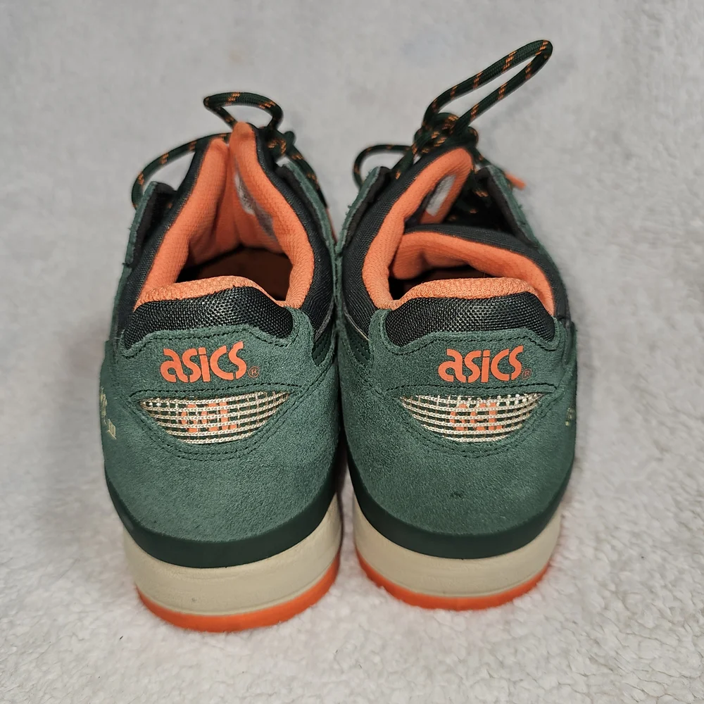 ASICS Gel Lyte III Green and Orange Men's Shoes